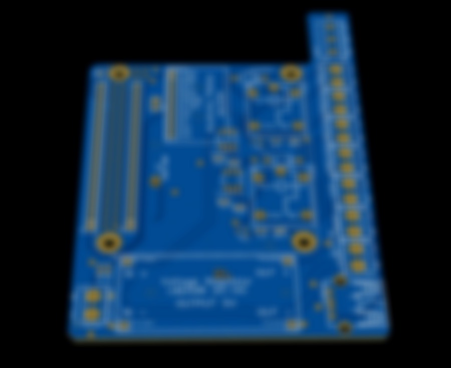 Placa de Circuito Lógico — PCB customizada com circuitos lógicos e modos de saída de tensão